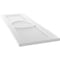 Ekena Millwork True Fit PVC Center Circle Arts & Crafts Fixed Mount Shutters, White, 15W x 80H, PR TFP001AC15X080WH - alternate 14